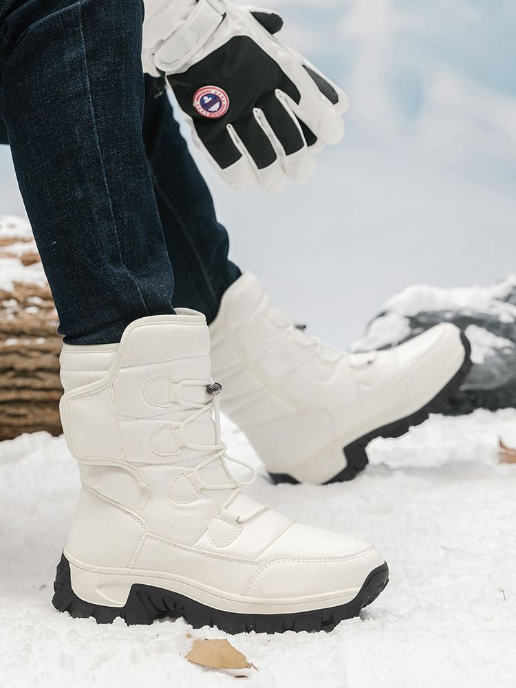 Schneestiefel für Damen und Herren, Baumwollschuhe für Damen und Herren, Outdoor-Schuhe, rutschfeste und warme Stiefel, kältebeständige Stiefel_voghion.com