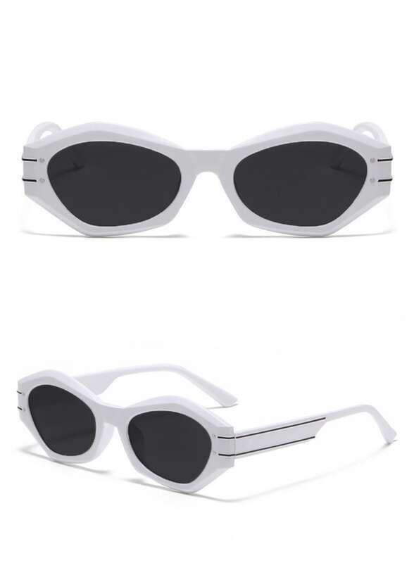 Occhiali da sole Cat Eye alla moda Y2K con montatura piccola 2024 nuovi occhiali da donna_voghion.com