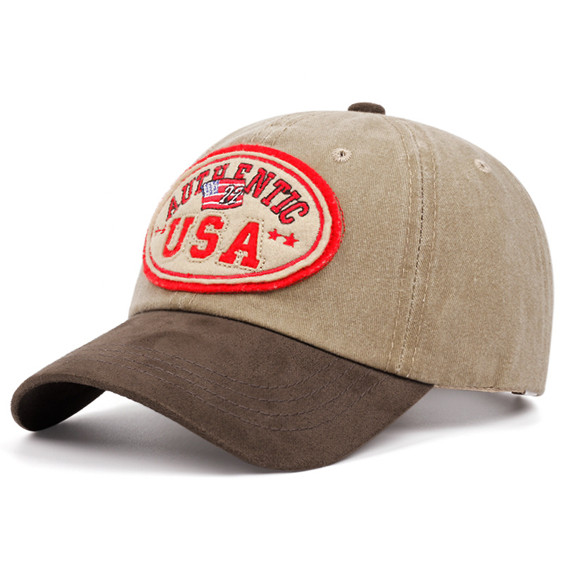 Nowe czapki, sezonowe czapki baseballowe vintage USA, daszki przeciwsłoneczne, czapki z dziobem_voghion.com