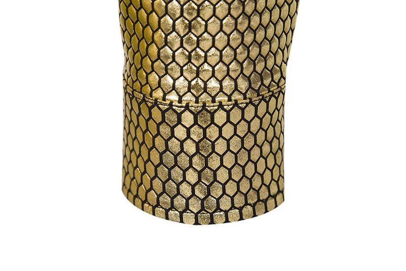 Langärmliges Button-Down-Hemd mit Diamond Bronzing-Print für Herren_voghion.com