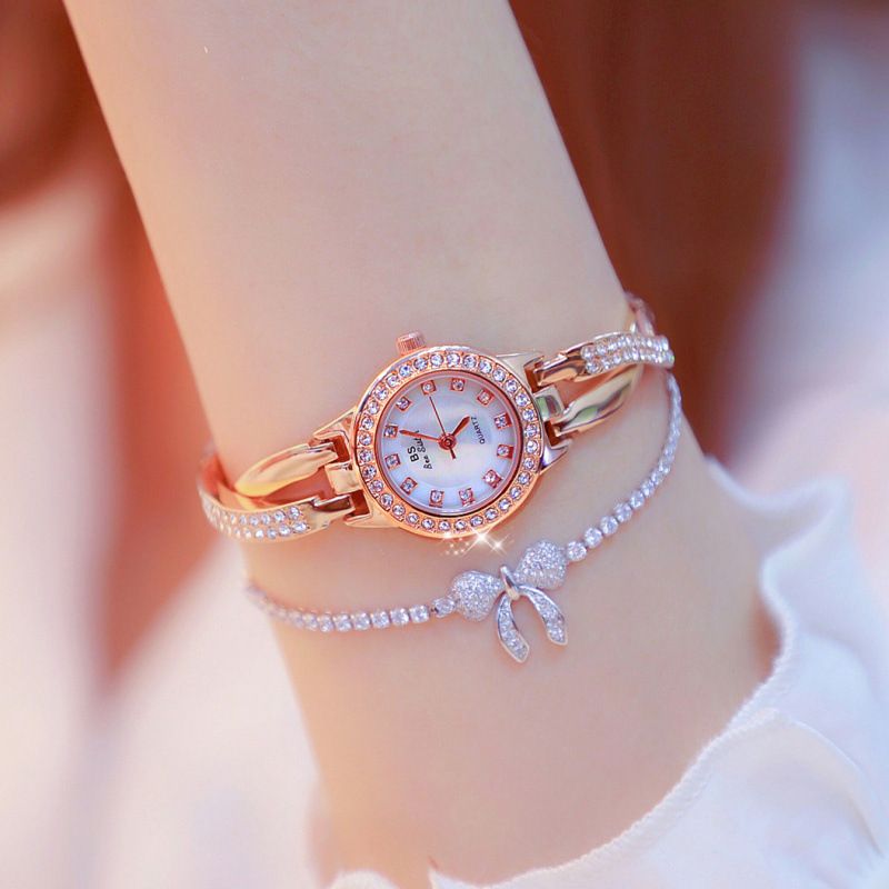New Fully Automatic Full Diamond Fashion Small Dial Waterproof Women's Watch_voghion.com