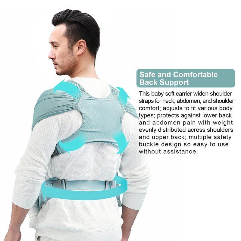 Multifunction Mother Baby Strap Summer Grid Cross Simple Baby Shoulders Back Towel X Type Baby Children's Parenting Back Towel_voghion.com