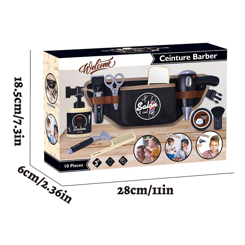 Cross Border Pretend Play Simulatie Haar Knippen Kit Set Speelgoed Kinderen Rollenspel Haar Knippen Mode Kapper_voghion.com