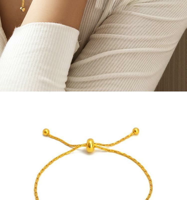 Bracciale in acciaio al titanio con lettere dorate, fatto a mano, alla moda, versatile, semplice, personalità, nicchia_voghion.com