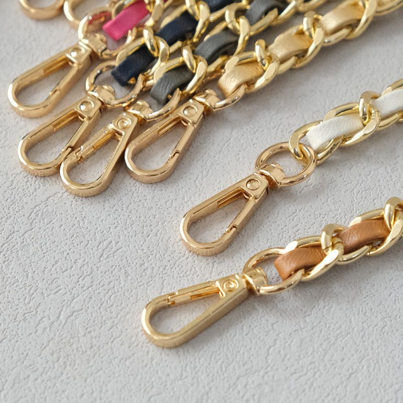 Stile Versatile Tracolla di Ricambio Accessorio Alla Moda Pelle Metallo Piccola Borsa Catena per Telefono_voghion.com