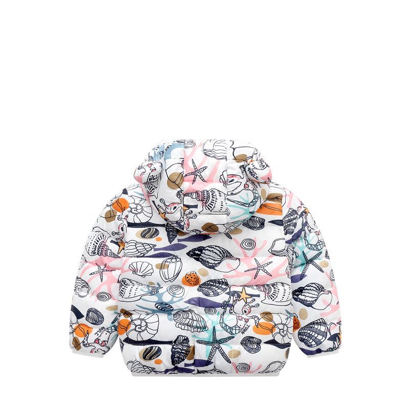 Jaqueta infantil acolchoada de algodão para crianças, primavera e inverno, desenho animado, jaqueta curta acolchoada de algodão infantil para meninos e meninas_voghion.com