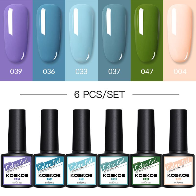 Nagelkleber Nagellack-Set Phototherapie-Kleber Mattierte Pailletten Verstärkte waschfreie Versiegelungsschicht Nagellack-Basiskleber_voghion.com