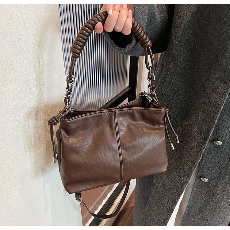 2024 nuova borsa a mano da donna di alta qualità con superficie morbida e grande capacità, borsa a tracolla, versatile, autunno e inverno_voghion.com