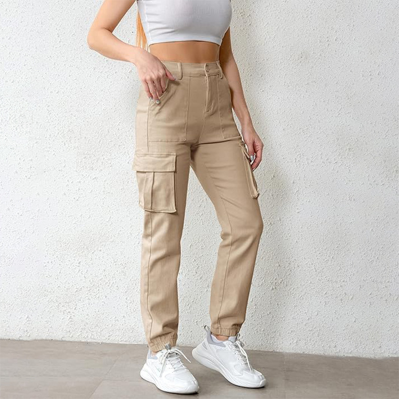 Modische Cargo-Jogginghose für Damen, leicht, zum Wandern_voghion.com