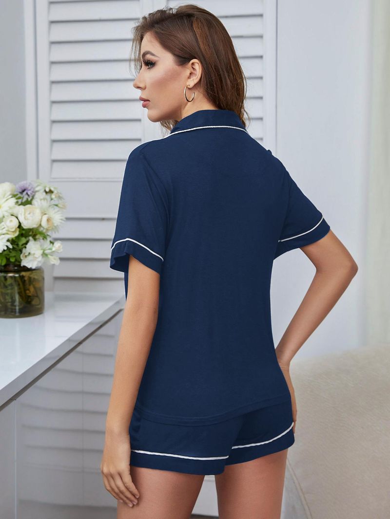 Pijama de verano para mujer | Ideal para cárdigans, mangas cortas, pantalones cortos y ropa de casa (beige)_voghion.com