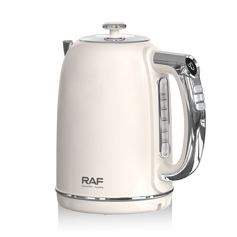 RAF EU 1.7L Electric Kettle - Temperature Display Automatic Boiling Water Household_voghion.com