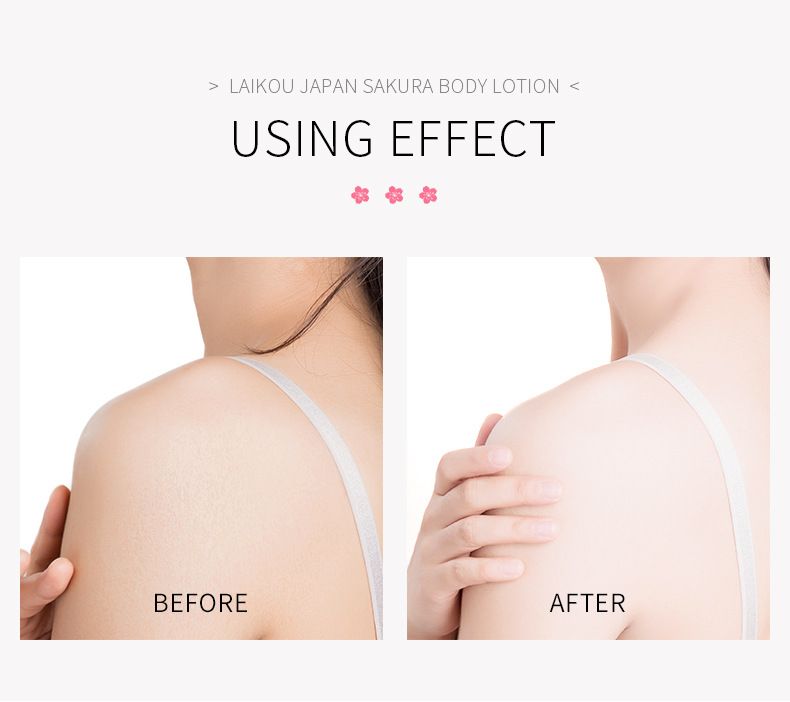 LAIKOU Sakura Body Lotion 120 g Feuchtigkeitsspendende und hydratisierende Körperlotion_voghion.com
