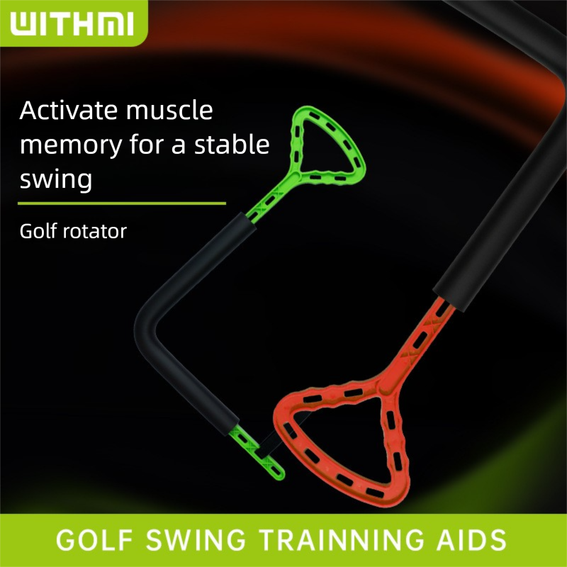 Golf Supplies Rotator Device Auxiliary Trainer Accessories Swing Training Rod Indoor Practice Stick_voghion.com