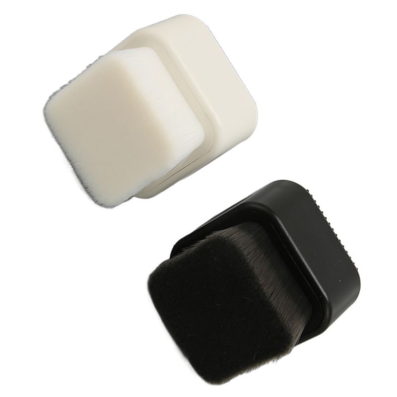 2pcs doppelseitige Gesichtswäscher weichen Borsten abgestorbene Haut entfernen Massage Faci XAT_voghion.com