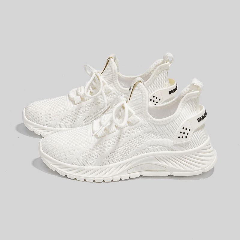 Flyknit Bambini Estate Versatile Moda Traspirante Sport Mesh Instagram Singolo Scarpe da Donna_voghion.com