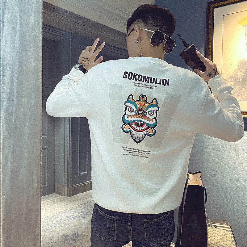 Sudadera con capucha para niños, marca de moda, BF, top holgado, tendencia, abrigo versátil, novedad de otoño de 2022_voghion.com