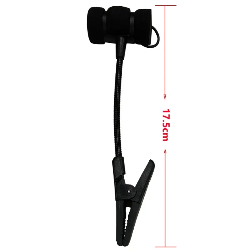 Kondansatör Kablolu Saksafon Mikrofonu Pro Klipsli Sahne Trompet Saksafon Kaz Boynu Müzik Aleti Mikrofonu Sennheiser AKG İçin_voghion.com