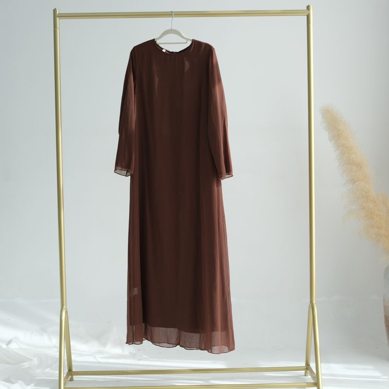 Damenbekleidung Encounter Elegantes Chiffon-Zweiteiler-Set mit Falten_voghion.com