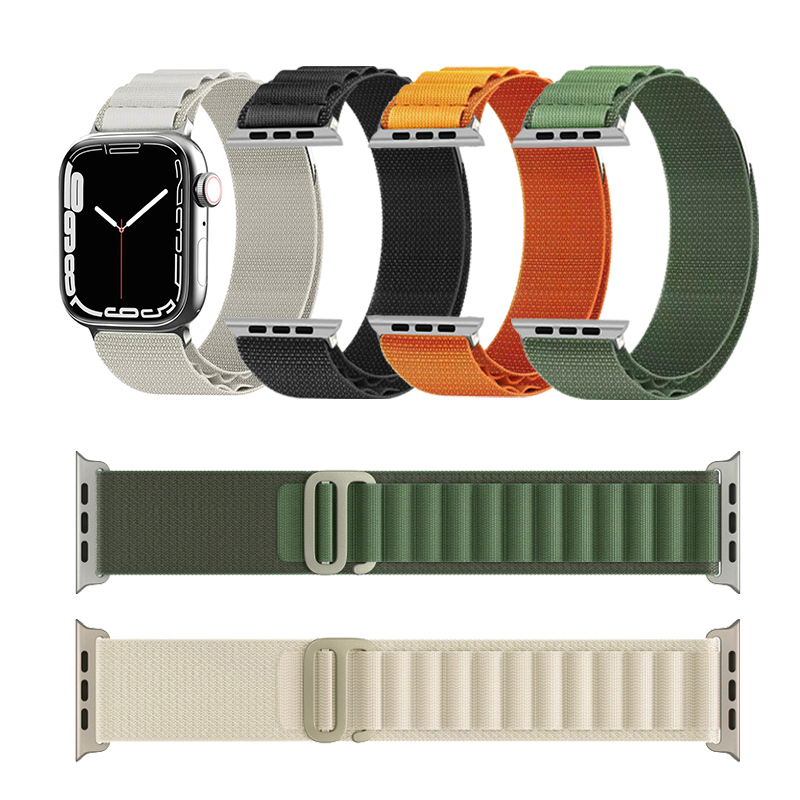 Adepoy - Nuevos productos - Correa de reloj Alpine Loop de 44 mm, 45 mm y 49 mm, correa de nailon para reloj Ultra 8 SE_voghion.com