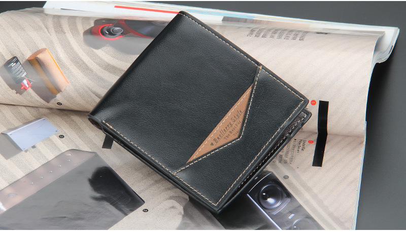 Baellerry2023 Nuovo portafoglio corto da uomo Porta carte multi-carta alla moda semplice_voghion.com