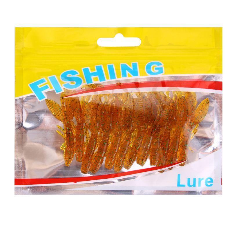 Bagged Soft Bait Crystal Shrimp (12 Pieces/pack) Lure Bait Bait Soft Worm Bait Fishing Gear_voghion.com