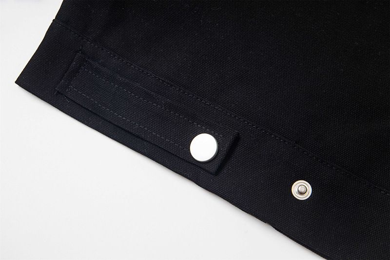 Washed Canvas Harrington Men's Trendy Brand Autumn American Style Short Stand Collar Loose Cool Workwear Jacket_voghion.com