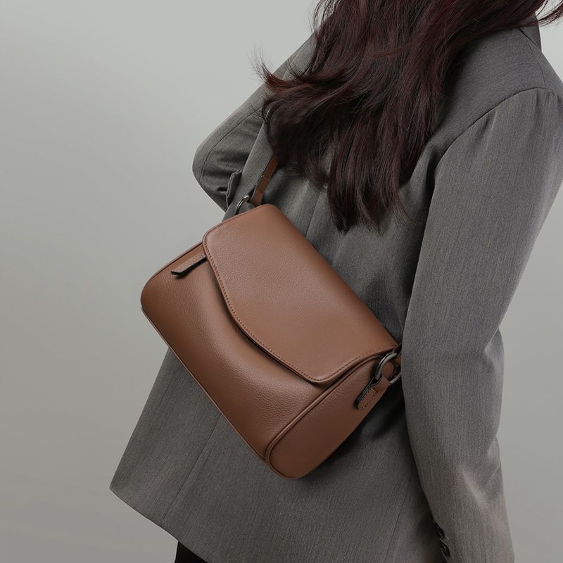 Borsa a tracolla da donna estiva di alta qualità, in vera pelle, di grande capacità, con tracolla singola, 2025_voghion.com