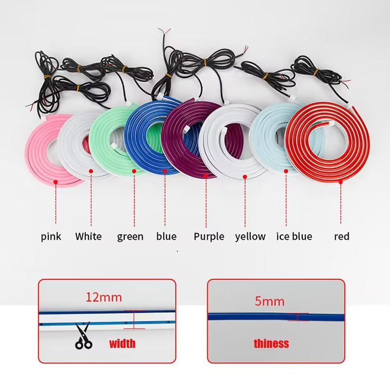 OKEEN Car Start Scan Through-Type Super Bright New LED Hood Ambient Light_voghion.com