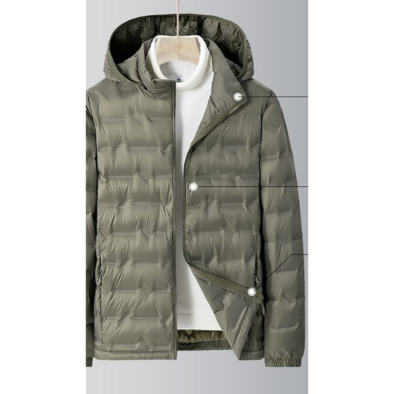 Nuova giacca leggera in grafene 2023 per uomo, piumino con cappuccio di alta qualità, casual e alla moda, taglie forti_voghion.com