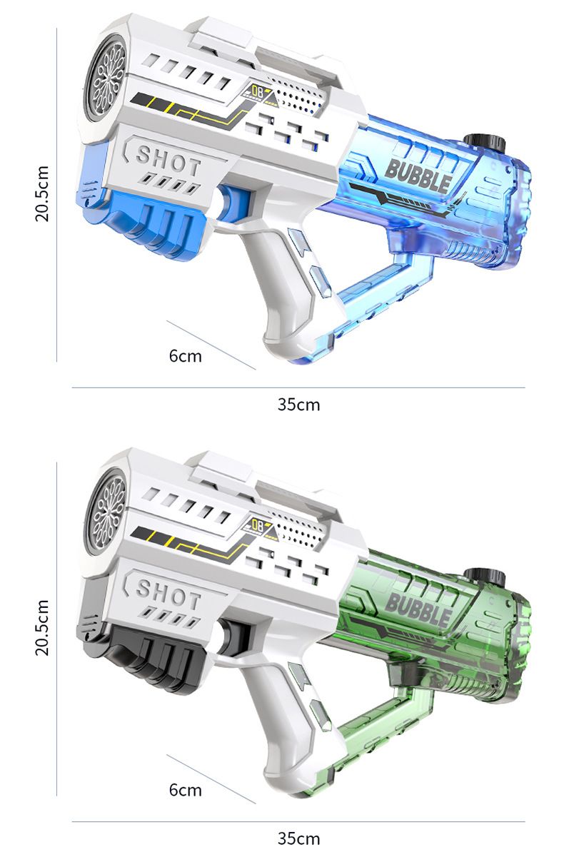 Automatische bellenblaas met ruimtethema - Continu schietende bellenblaasmachine voor kinderen, 800+ BPM met LED-lichteffecten, buitenspeelgoed_voghion.com