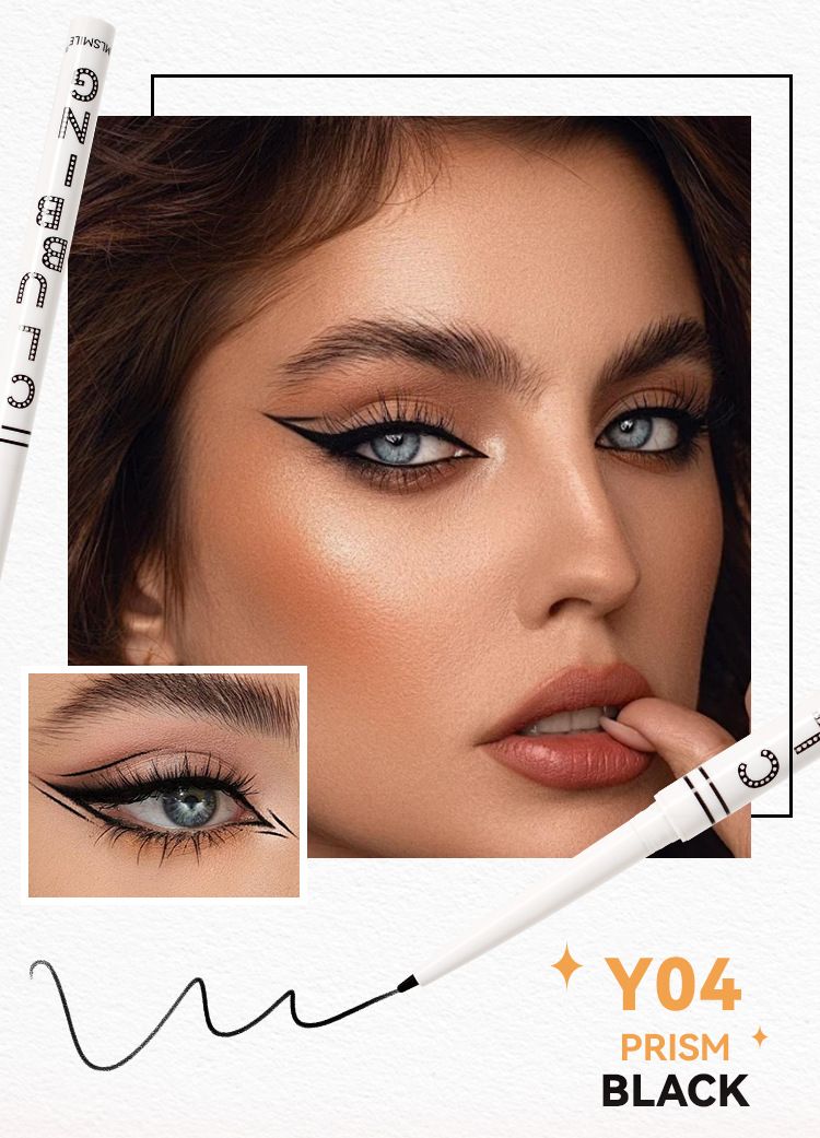 MLSMILE 4-farbige Eyeliner-Gelstifte, wasserfest und schweißfest, langanhaltend und nicht verschmierend, goldene, weiße und schwarze Eyeliner-Stifte_voghion.com