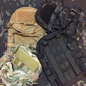 Mochila de hidratação tática para bolsa de hidratação de 2 litros, mochila de hidratação leve MOLLE, bolsa de transporte de água para bolsa de hidratação de 2 litros, pacote com reservatório_voghion.com