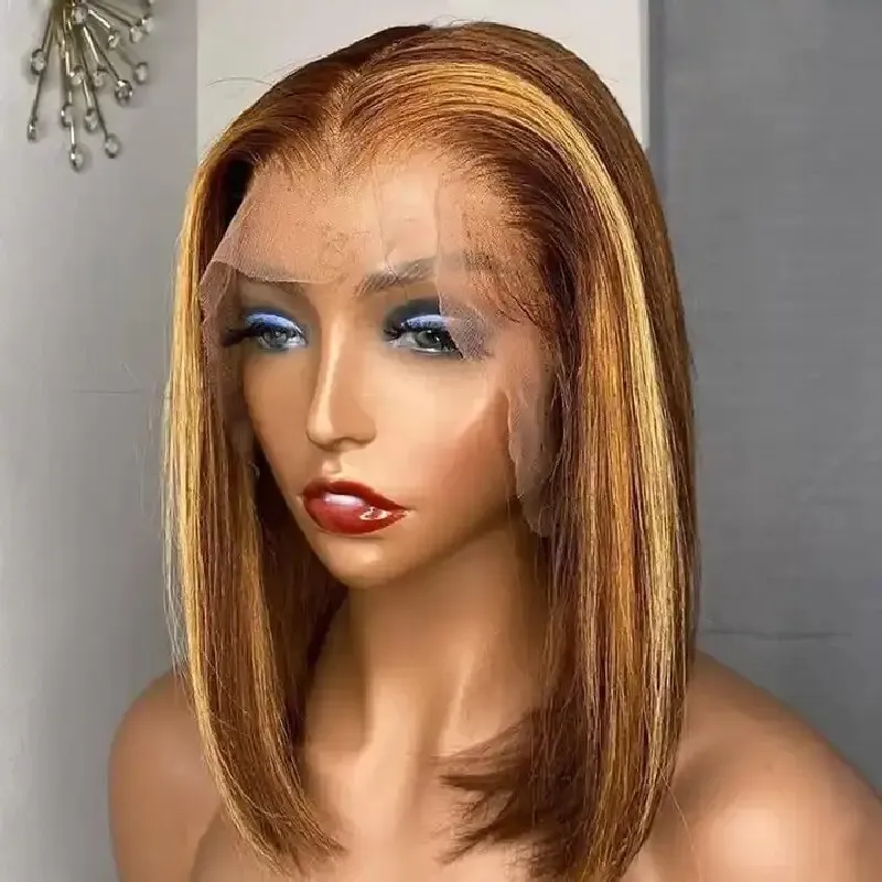 BEAUDIVA Parrucche corte in capelli umani color biondo miele_voghion.com