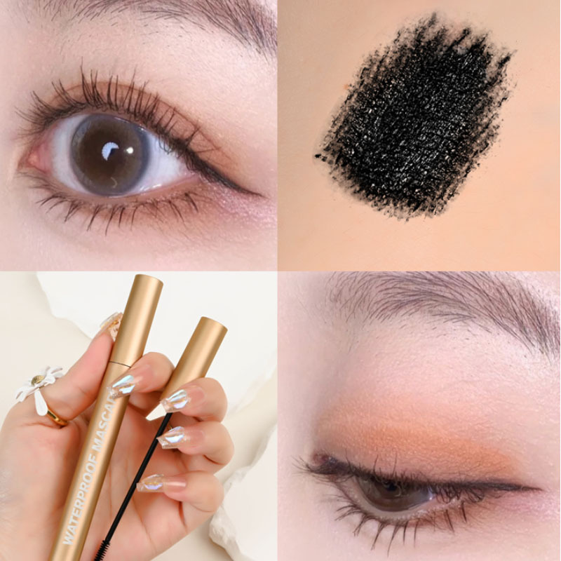 Mascara Waterproof Ultra-fine Long Lasting Extension Eyelashes Lengthening Curling Mascara Black Brown Eye_voghion.com