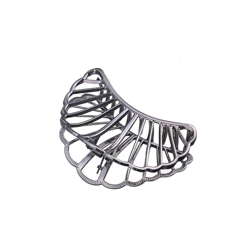 Haarschmuck Neue Stil Haarnadel Einfache Hohl Mesh Fächerförmige Haar Zubehör Große Größe Haarnadel Für Frauen_voghion.com