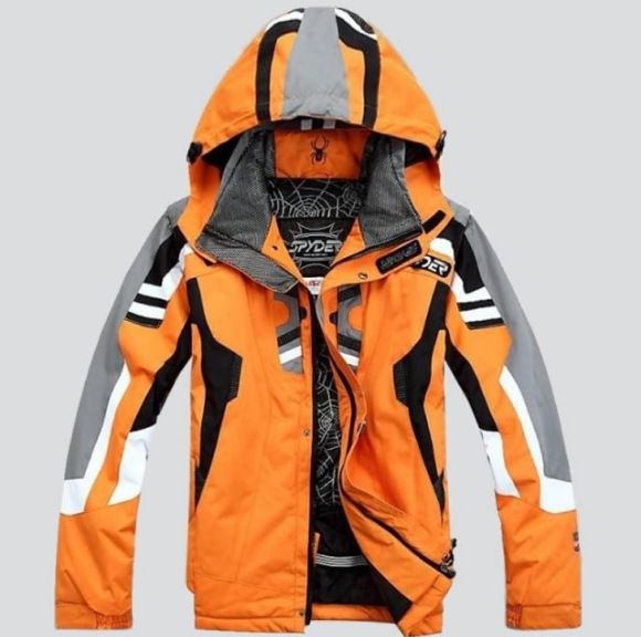 Men's Waterproof Ski Jacket & Pants Set – Winter Thermal Snowsuit For Outdoor Sports (Blue, Red, Black, Grey, Orange, White) – S/M/L/XL/XXL_voghion.com
