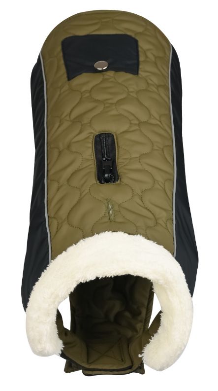 Pocket new pet clothes autumn and winter dog clothes vest cotton coat double sided wearable dog clothes coat clothing_voghion.com