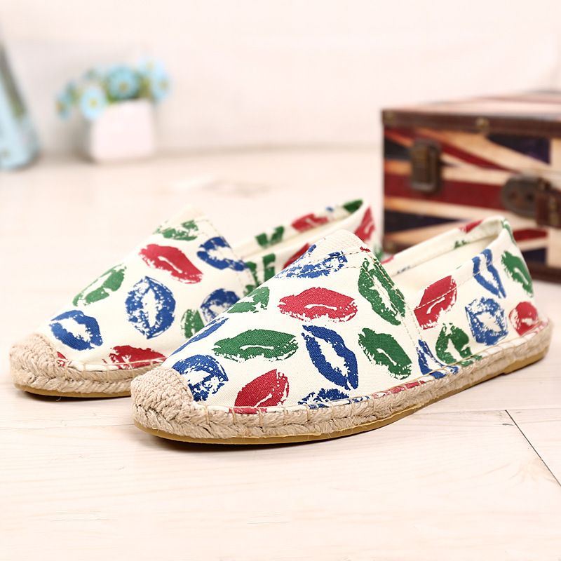 Herrenschuhe Leinenschuhe Gewebte Stoffschuhe Faule Schlupfschuhe Fischerschuhe Gewebte Freizeitschuhe aus Segeltuch in großer Größe für Herren und Damen_voghion.com