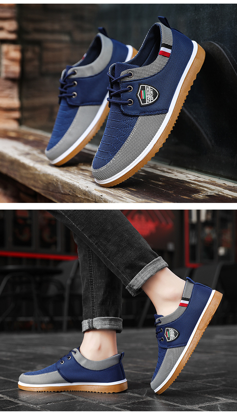Men's Classic Beijing Cloth Shoes - Breathable Anti-Slip Work Shoes With Rubber Sole For Spring/Autumn - Comfortable Casual Kung Fu Shoes For Dad_voghion.com