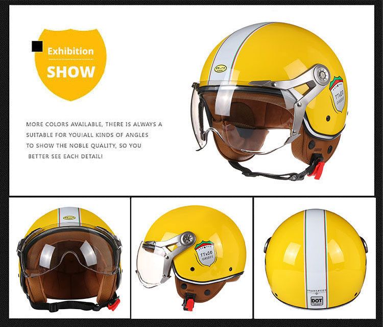 dedicated electric vehicle helmet half helmet four seasons universal men and women half covered motorcycle helmet spot_voghion.com