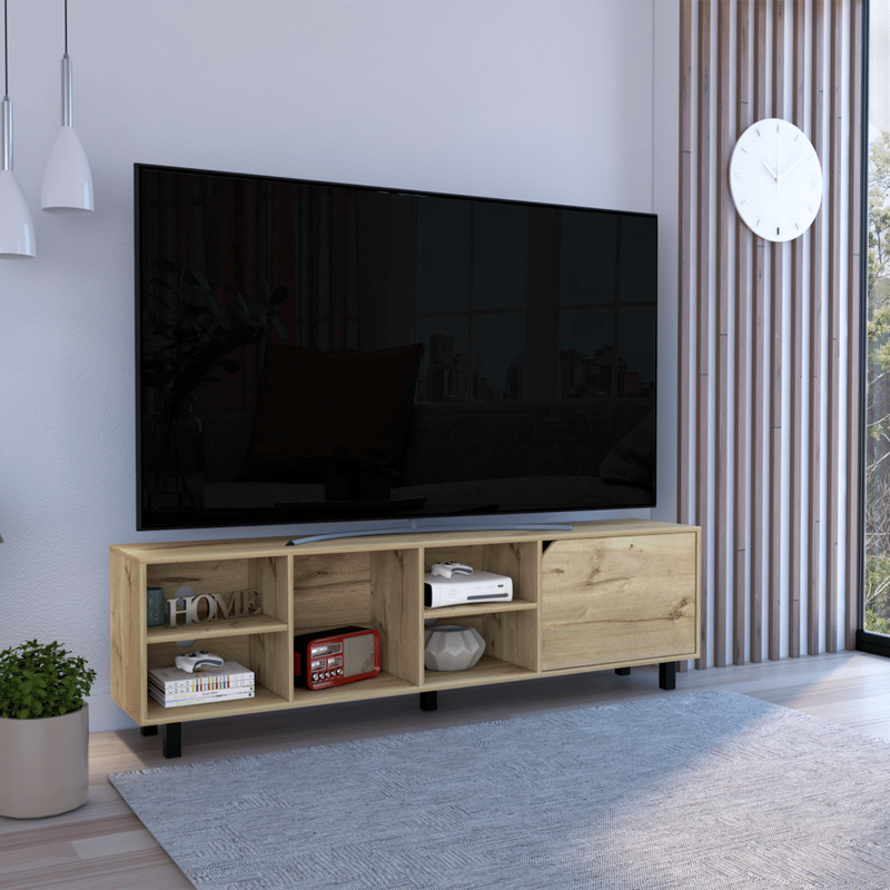 Conquest Tv Stand For TV´s, Four Open Shelves, Five Legs_voghion.com