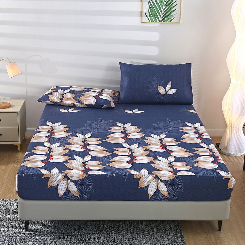 Coprimaterasso Simmons in Aloe Vera e Cotone Spazzolato, Set da tre pezzi stampato_voghion.com