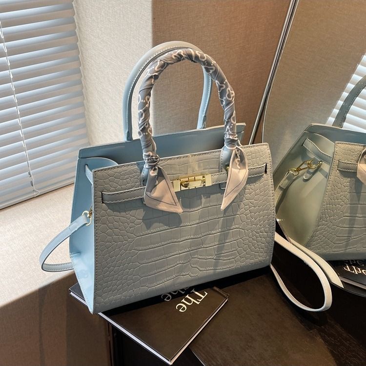 Borsa a mano minimalista, versatile ed elegante, da portare sottobraccio, di alta qualità, a tracolla singola, con motivo in pietra, per ragazze_voghion.com