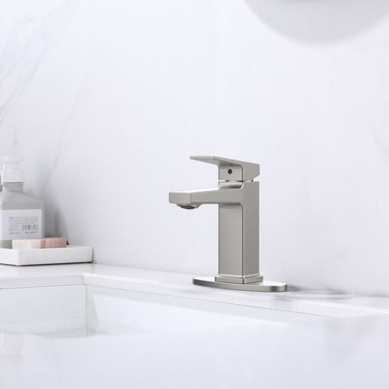 Per tubi flessibili [Impossibile nichelato con spazzolato 1 con fori 9 3 bagno T lavabo singolo 16 due rubinetti o maniglia rubinetto lavanderia_voghion.com