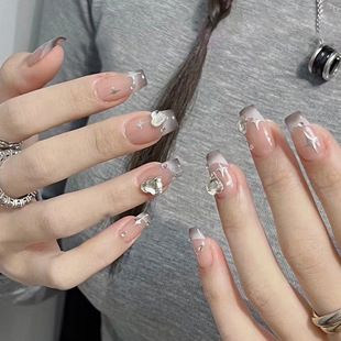 Nails Art Simple Wear Nail Patches Pure Desire Nail Art Ins Style Decorations Nails_voghion.com