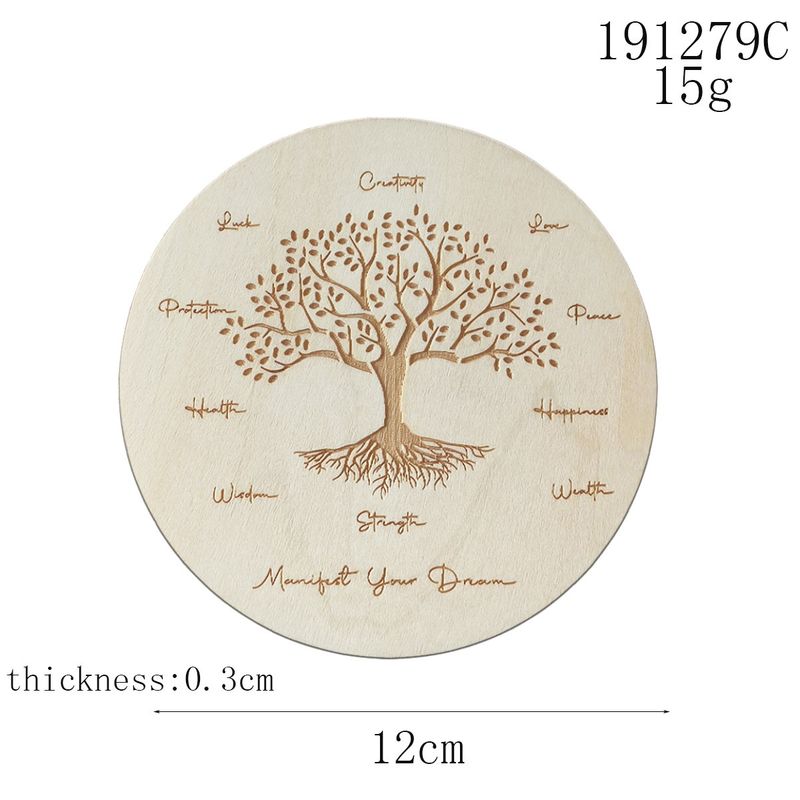 Basswood Grinding Round Coaster Lace Hollow Carved Home Dining Table Mat Kitchen Insulation Mat Decorative Wooden Ornaments_voghion.com