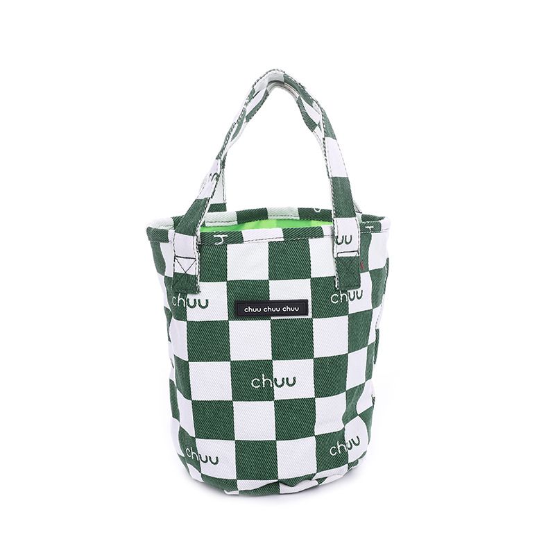 Borsa da donna in tela con tracolla, impermeabile e a quadri, per abbigliamento e accessori_voghion.com