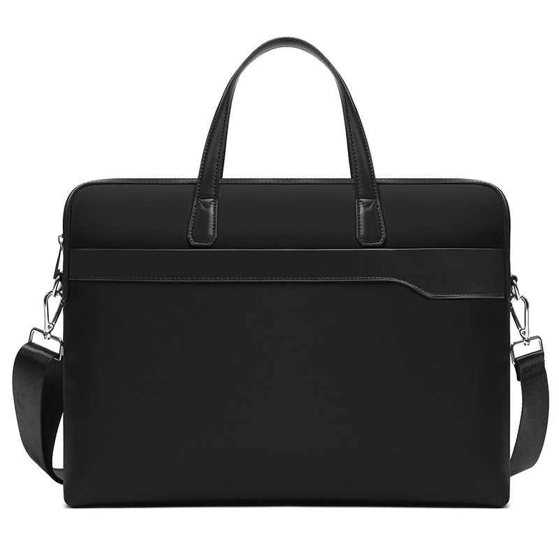 New briefcase for men's casual handbag, conference bag, one shoulder computer bag, commuting file bag, temperament, men's official bag_voghion.com
