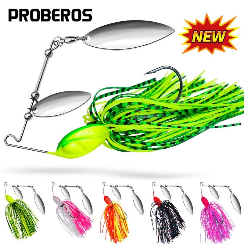 Anti-Hook Bottom Beard Man Lure 10G 14G Tassel Spinnerbait Sequin Lifelike Bait_voghion.com