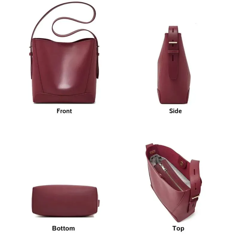 Borsa a tracolla grande da donna in pelle scamosciata, con tracolla larga e regolabile, stile designer 2025_voghion.com
